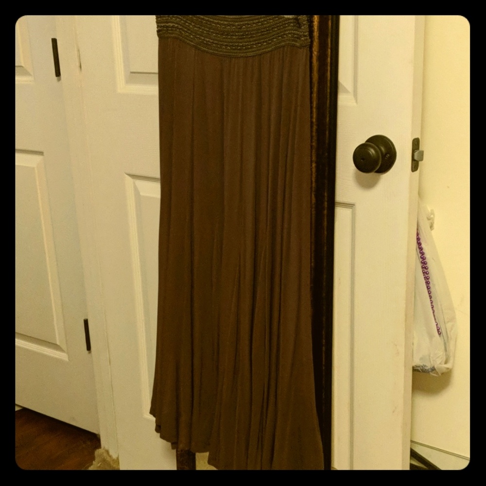 Lapis long skirt